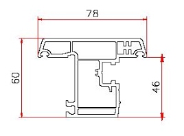 Mặt Cắt Cánh Cửa Sổ