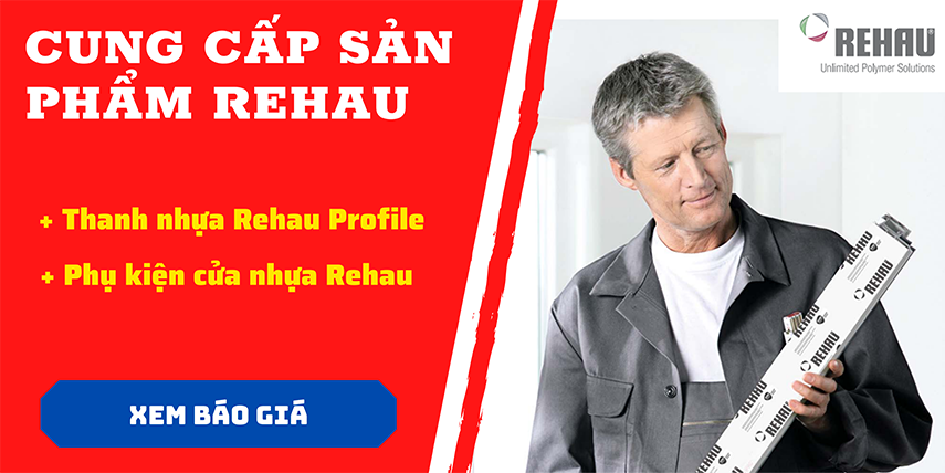 Phân phối thanh nhựa uPVC Rehau Profile của Đức