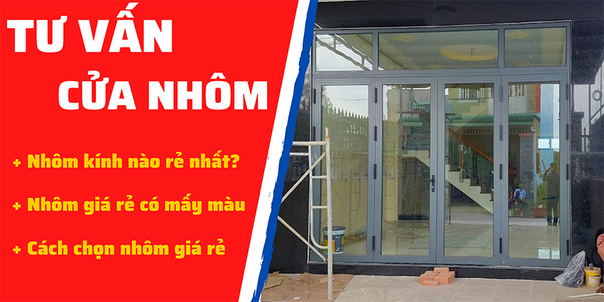 cửa nhôm kính giá rẻ