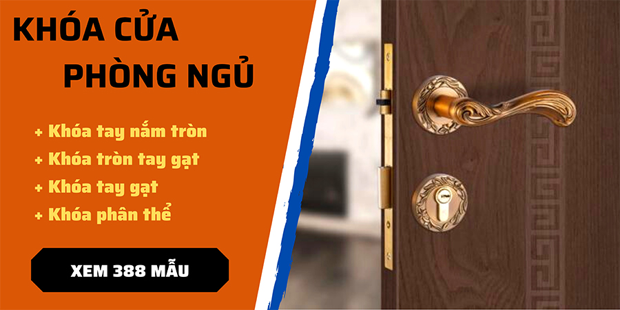 388 mẫu khóa cửa phòng ngủ cao cấp nên chọn