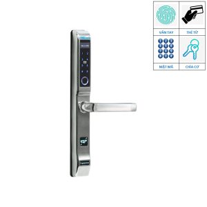 Khóa vân tay cửa nhôm PHGlock FP5292 bạc