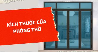 Kích thước cửa phòng thờ chuẩn