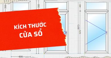 Kích thước cửa sổ