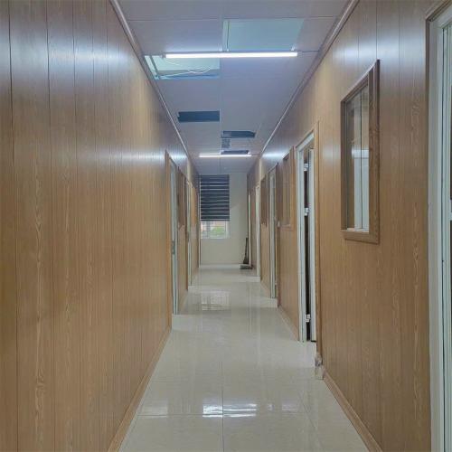 Vách ngăn nhựa PVC giả gỗ ngăn làm phòng ở