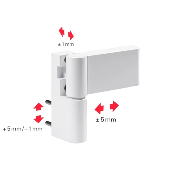 Bản lề 3D Roto 150P 100kg  cửa nhựa lõi thép uPVC - Hình ảnh 5