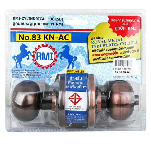 Khóa tay nắm tròn inox không chìa hàng nhập Thái Lan - Hình ảnh 4