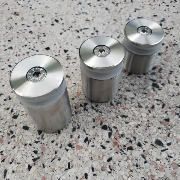 Ốc bắt kính TLC001-030 Inox 304 đặc Ø38 dài 3cm bóng mờ - Hình ảnh 3