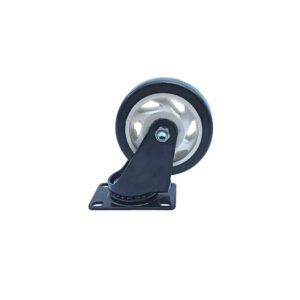 Bánh xe đẩy nhựa PVC đen BXD088 xoay không khóa