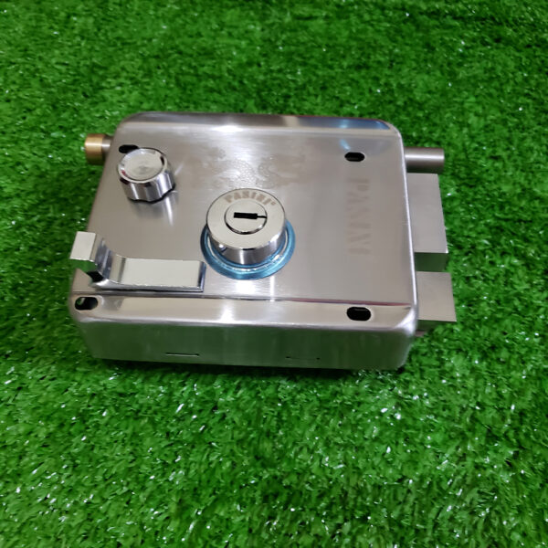 Khóa cửa cổng Pasini V699-1 đầu bằng Inox 304 - Hình ảnh 2