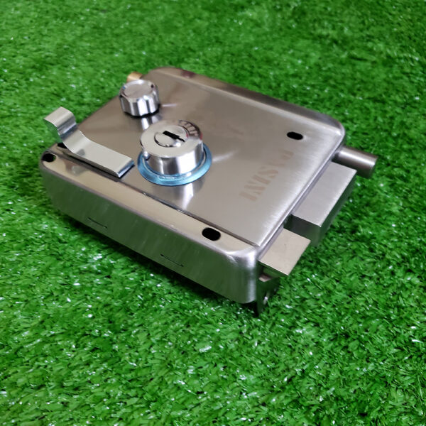 Khóa cửa cổng Pasini V699-1 đầu bằng Inox 304 - Hình ảnh 3