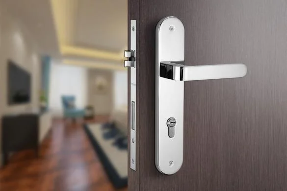 Khóa cửa HK kẽm VICKINI 35121.101 CP dài 260 - Ảnh 2