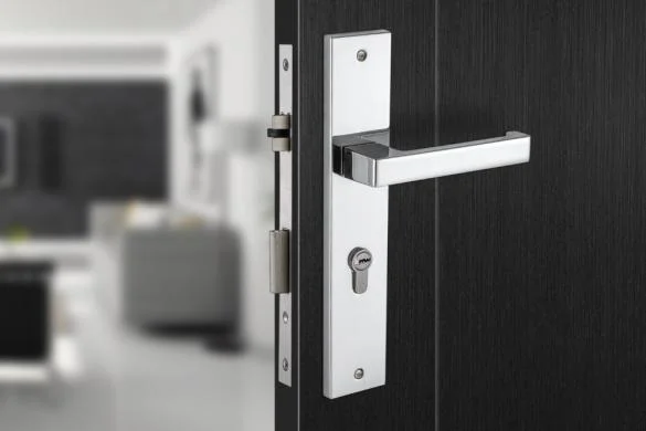Khóa cửa HK kẽm VICKINI 35128.101 CP dài 260 - Ảnh 2