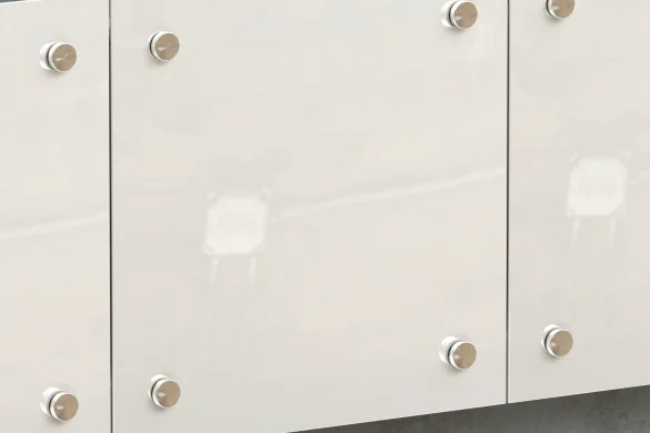Ốc giữ kính inox 201 Ø38 VICKINI 64138 dài 30, 50, 70, 100, 150mm - Ảnh 2