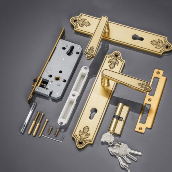 Khóa cửa bằng đồng VICKINI 38405.102 RG dài 298 - Hình ảnh 4