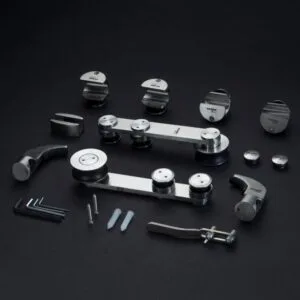 Bánh xe đơn cửa lùa kính ray Ø25 VICKINI 62001.001 SSS