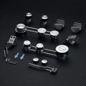 Bộ bánh xe đơn cửa lùa kính Ø25 VICKINI 62003.001 SSS