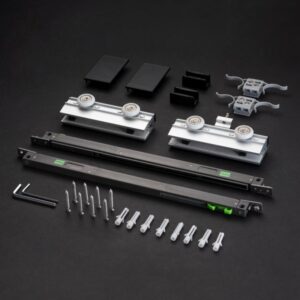 Bộ bánh xe cửa kính trượt có giảm chấn VICKINI 62970.101 SC