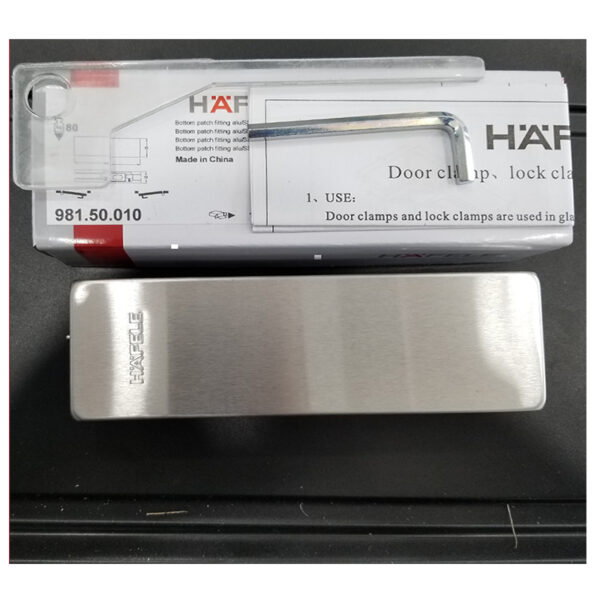 Kẹp dưới Hafele 981.50.010 inox mờ - Hình ảnh 3