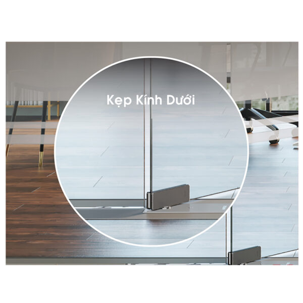 Kẹp dưới Hafele 981.50.010 inox mờ - Hình ảnh 2