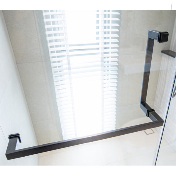 Tay nắm cửa Hafele 903.12.321 tim 200x450 đen mờ - Hình ảnh 3
