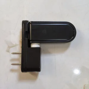 Bản Lề 3D GQ 10570D 120kg màu đen cửa nhựa lõi thép uPVC