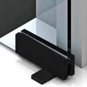 Bản lề dương sàn VVP đen mờ