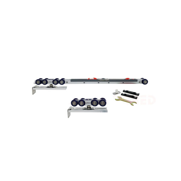 Bánh xe cửa lùa giảm chấn 2 chiều HMR828-2 8 bánh - Hình ảnh 6