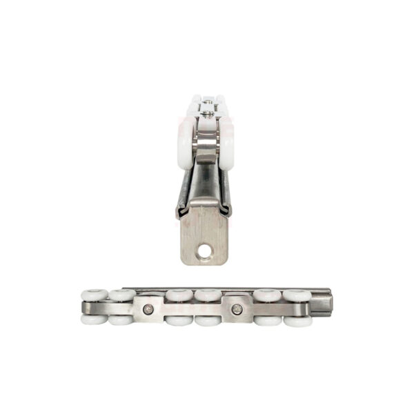 Bánh xe lùa treo 12 bánh HMR1012SS 100kg đế Inox - Hình ảnh 3