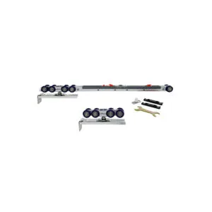 Bánh xe cửa lùa giảm chấn 2 chiều HMR828-2 8 bánh