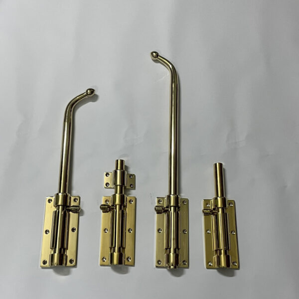 Chốt cửa cổng bằng đồng thau Ø20 dài 400mm - Hình ảnh 2