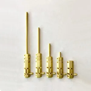Chốt cửa đúc bằng đồng thau Ø10 dài 1T, 1T5, 2T, 3T, 4T, 5T, 6T, 8T