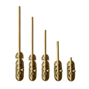 Chốt đồng thau bông lúa Ø10 màu rêu 1T, 1T5, 2T, 3T, 4T, 5T, 6T