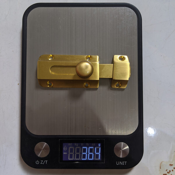 Chốt ngang vuông bằng đồng dài 1T, 1.5T - Hình ảnh 6