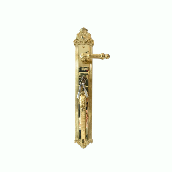 Khóa cửa gỗ đại sảnh FF Italia FF53930 PVD GOLD dài 530 - Hình ảnh 2