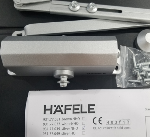 Tay co thủy lực Hafele 931.77.039 60kg EN3 không điểm dừng - Hình ảnh 2