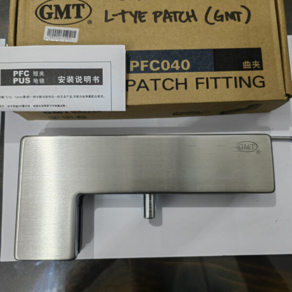 Kẹp kính góc L PFC-040 US15 inox mờ