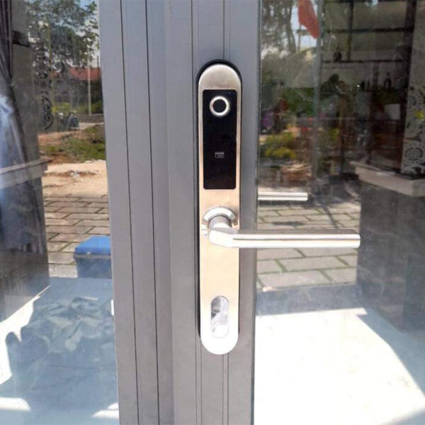 Khóa cửa Ticklock I600S màu trắng bạc - Hình ảnh 2