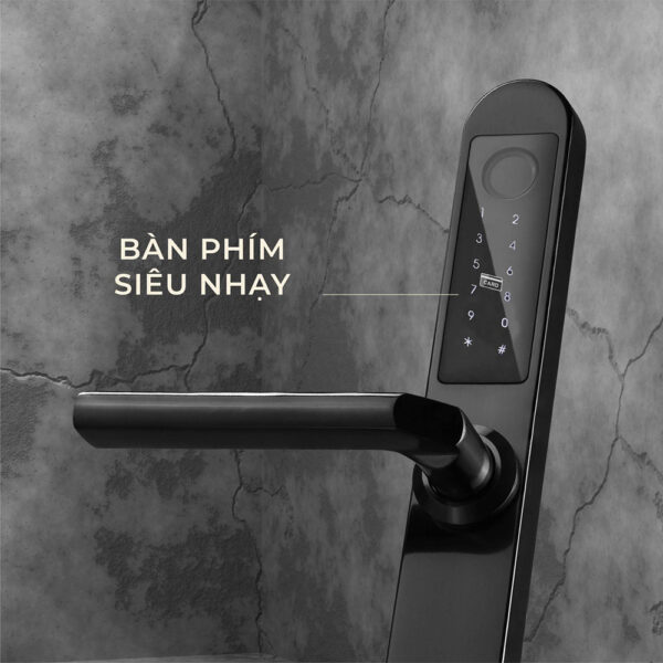 Khóa cửa Ticklock I600S màu đen - Ảnh 8