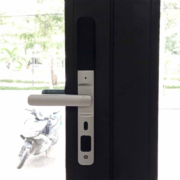 Khóa cửa Ticklock I900N màu trắng bạc - Hình ảnh 7