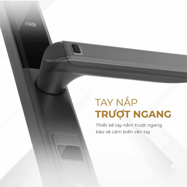 Khóa cửa Ticklock I939 màu đen - Ảnh 6