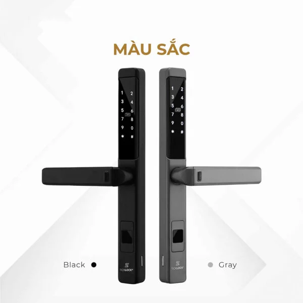 Khóa cửa Ticklock I939 màu đen - Ảnh 7