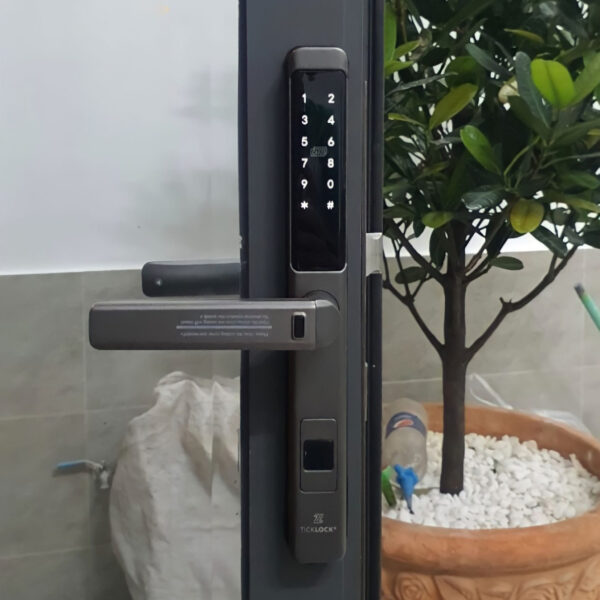 Khóa cửa Ticklock I939 màu xám - Ảnh 10