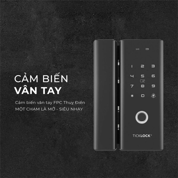 Khóa cửa kính Ticklock GL900 - Hình ảnh 2