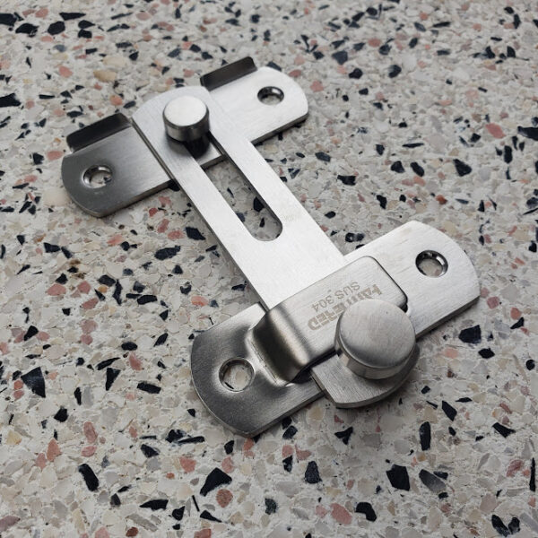 Chốt gài cửa inox 304 HMR4004SS inox mờ - Hình ảnh 4