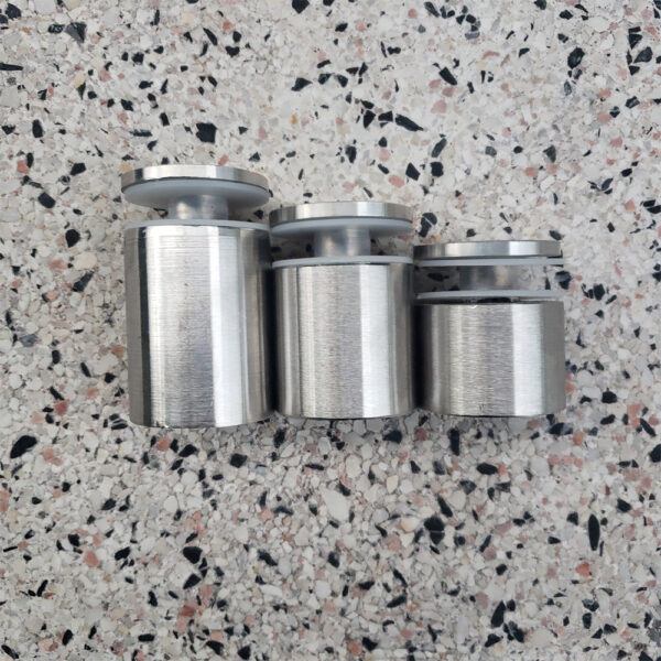 Ốc bắt kính TLC001-030 Inox 304 đặc Ø38 dài 3cm bóng mờ