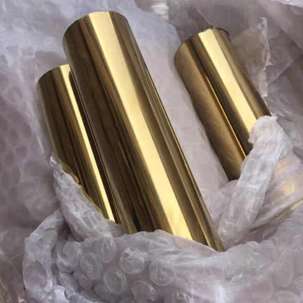 Ống Inox 304 vàng bóng