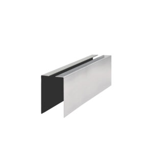 Ốp 2 mặt chân đế Inox 304 trắng mờ