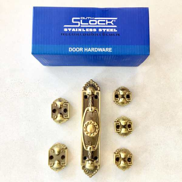 Chốt Cremone Slock Thái Lan SL02-RG đồng thau - Hình ảnh 2