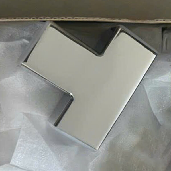 T vuông 25 inox bóng TV25SS