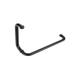 Tay nắm cửa Hafele 903.04.153 tim 275x425 đen mờ